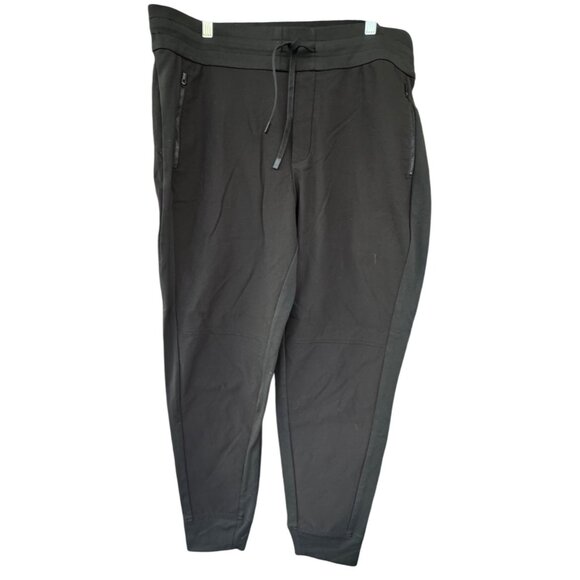 Athleta Headlands Hybrid Trek Jogger Women's Size 16 Pants Mid Rise Black - Picture 4 of 11